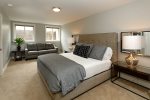Fifth bedroom features Queen